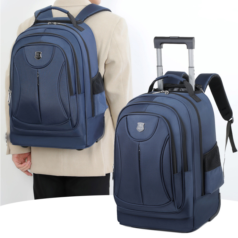 Foldable Rolling Luggage Bag - 2026 Multifunctionele Oxford Waterdichte Reistas met