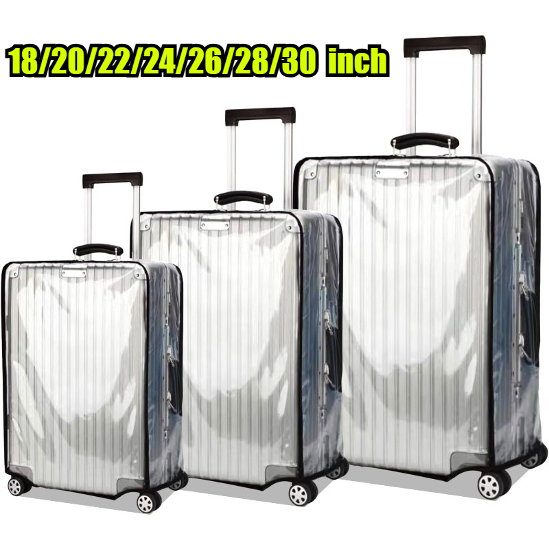 Luggage Protective Cover Transparent - Kofferhoes voor 18-30