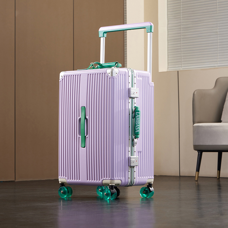 Aluminum Frame Carry On Luggage - Reiskoffer met brede handgreep, aluminium frame,