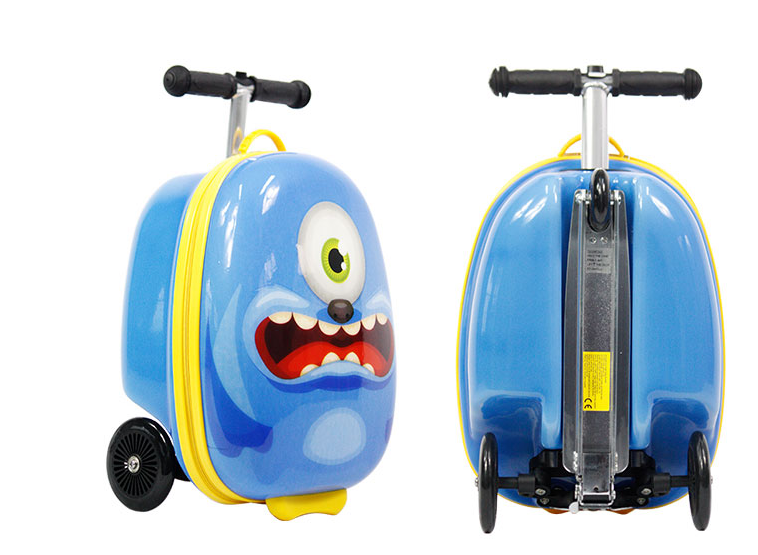Kinderen rijden op koffer Scoo - Kids Ride On Suitcase Scooter recensie en prijs