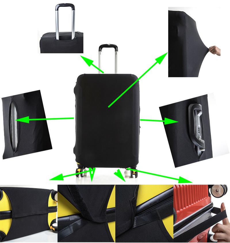 Elastische bagagebeschermhoes  - Luggage Protective Cover Transparent recensie en prijs