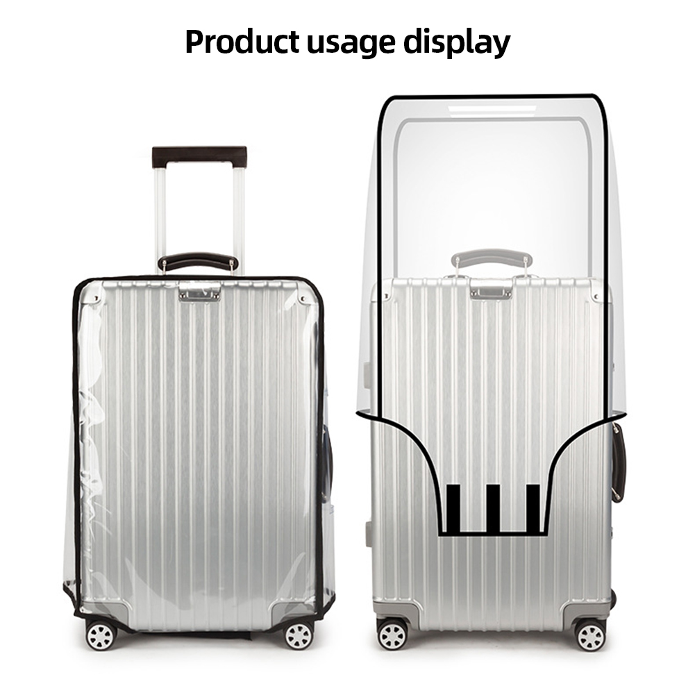 18-30 inch doorzichtige koffer - Luggage Protective Cover Transparent recensie en prijs