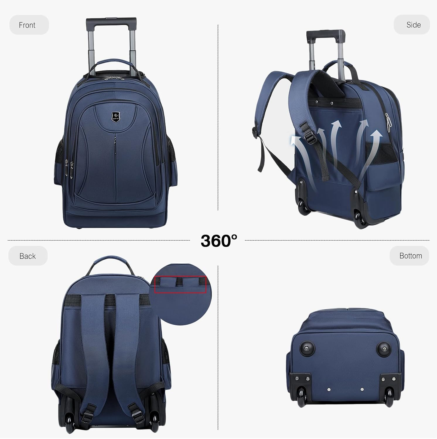 2026 Multifunctionele Oxford W - Foldable Rolling Luggage Bag recensie en prijs