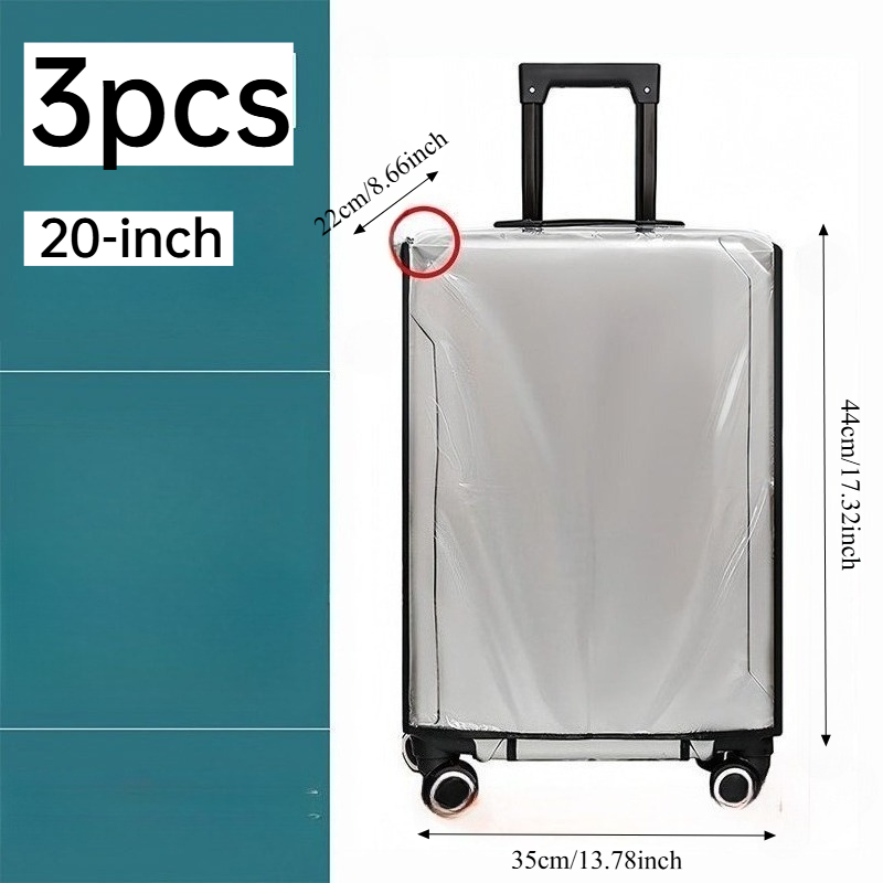 3 stuks rekbare doorzichtige P - Luggage Protective Cover Transparent recensie en prijs