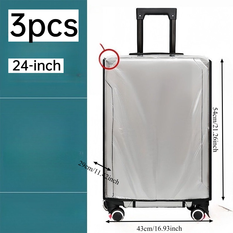 3 stuks rekbare doorzichtige P - Luggage Protective Cover Transparent recensie en prijs