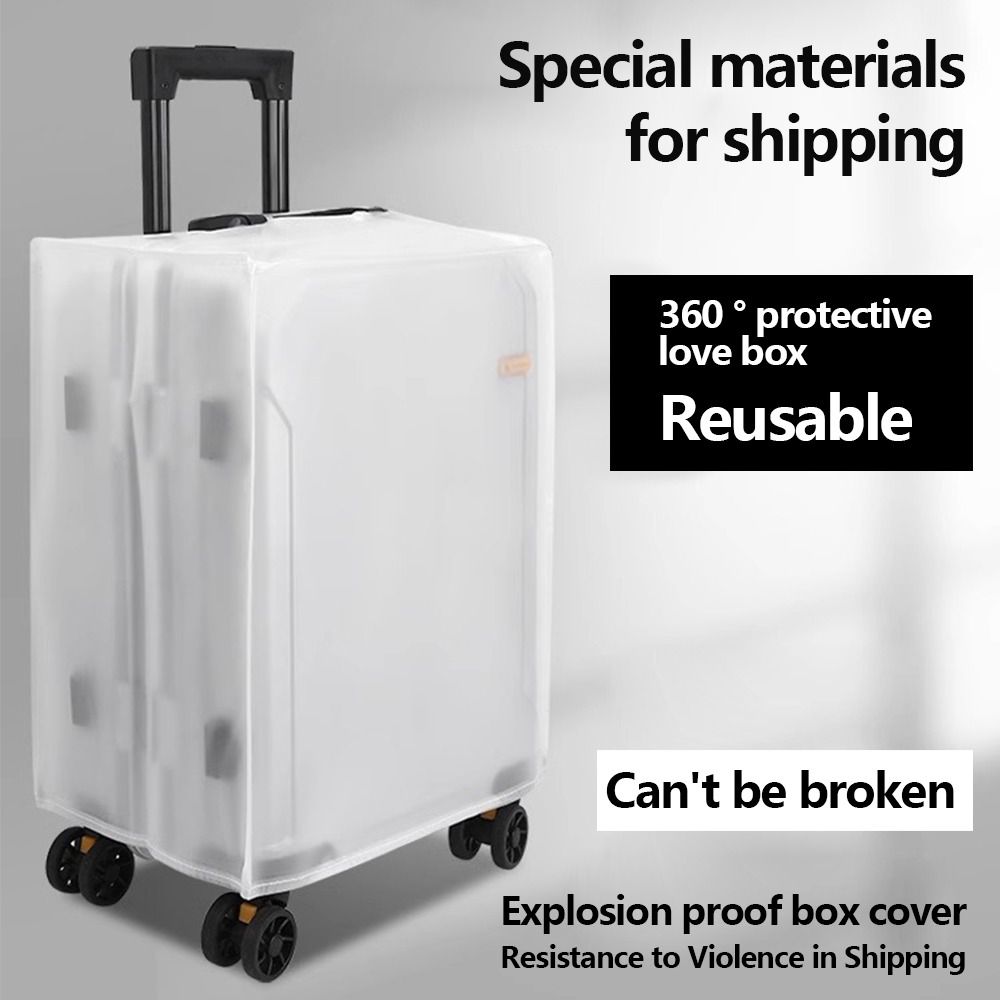 Nieuwe matte bagagebeschermerh - Luggage Protective Cover Transparent recensie en prijs