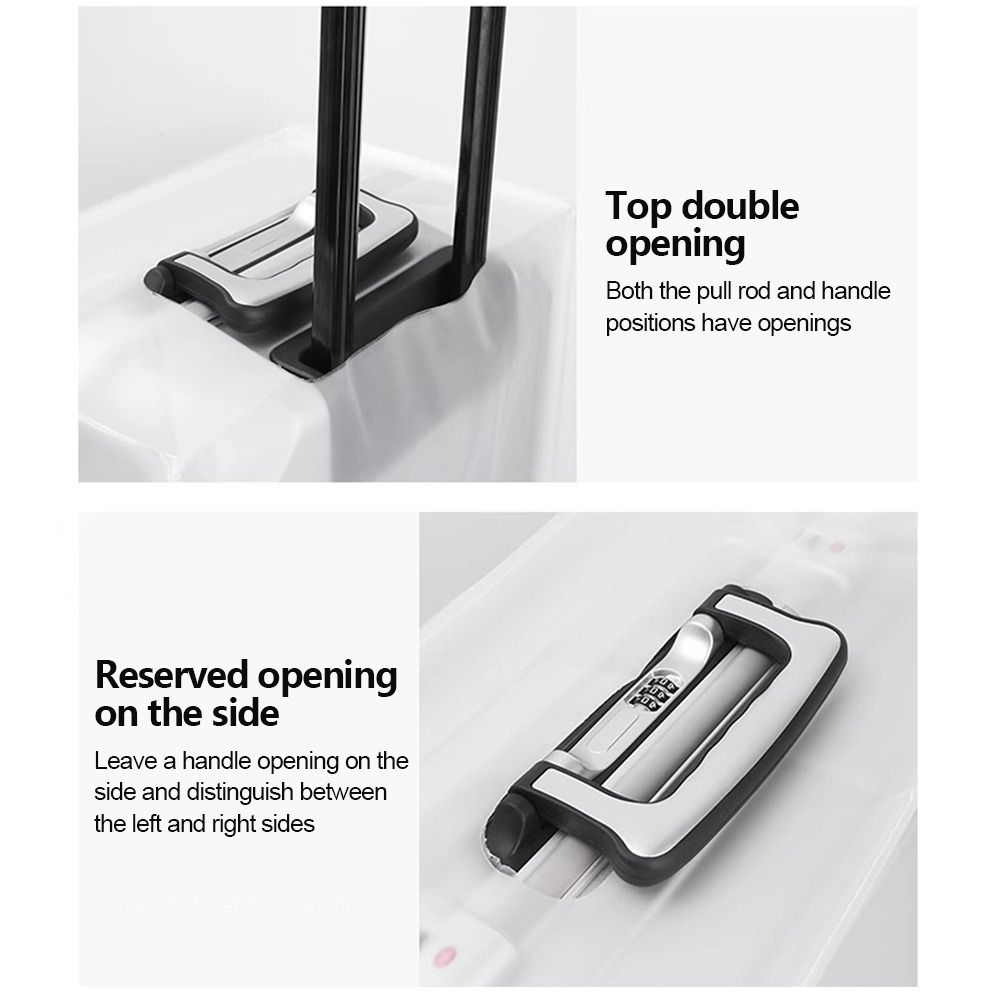 Nieuwe matte bagagebeschermerh - Luggage Protective Cover Transparent recensie en prijs