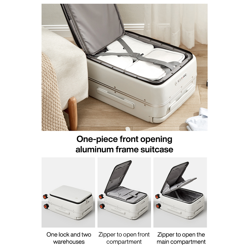 Mixi Nieuw Ontwerp Koffer met  - Aluminum Frame Carry On Luggage recensie en prijs