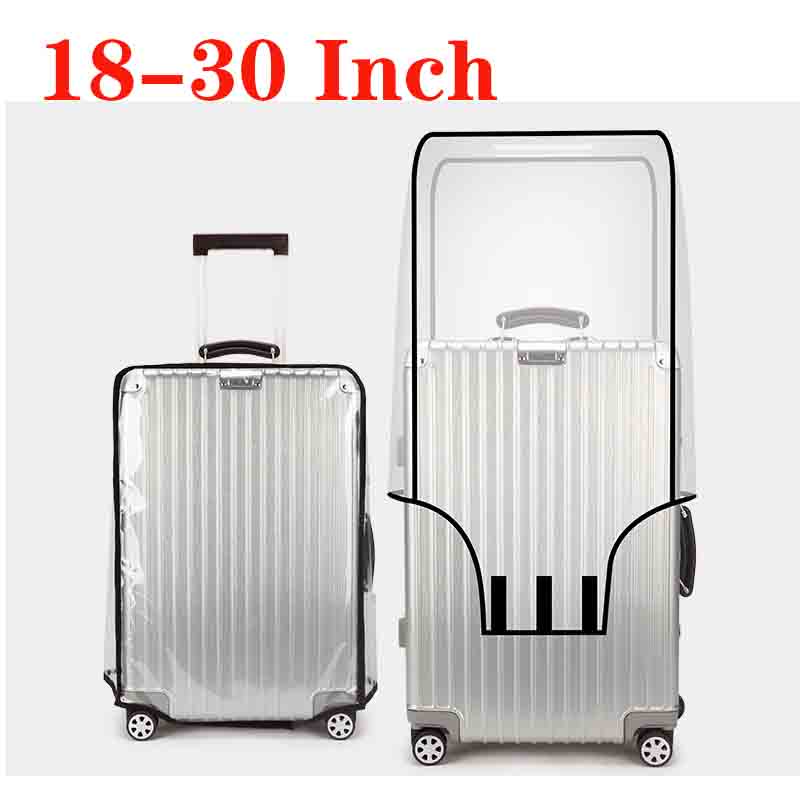 18-30 inch koffer PVC hoesbesc - Luggage Protective Cover Transparent recensie en prijs