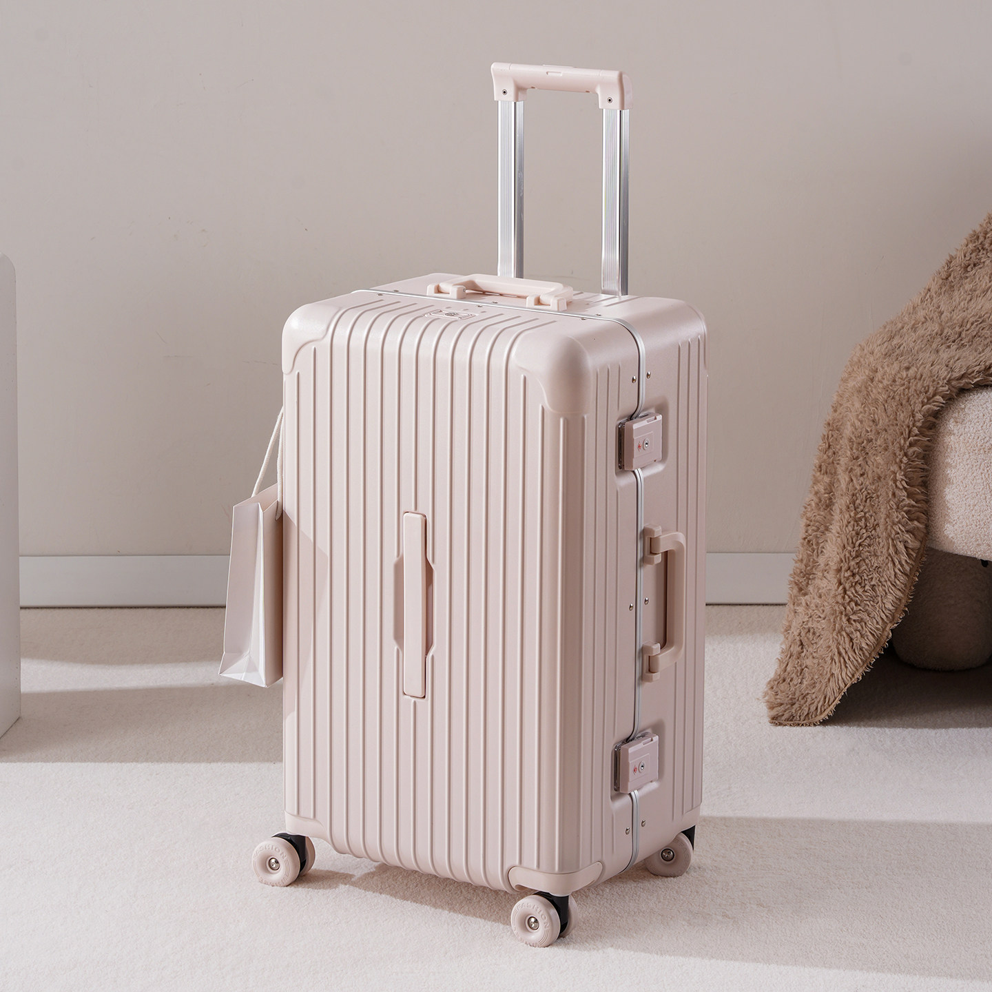 Nieuwe aluminium frame koffer  - Aluminum Frame Carry On Luggage recensie en prijs