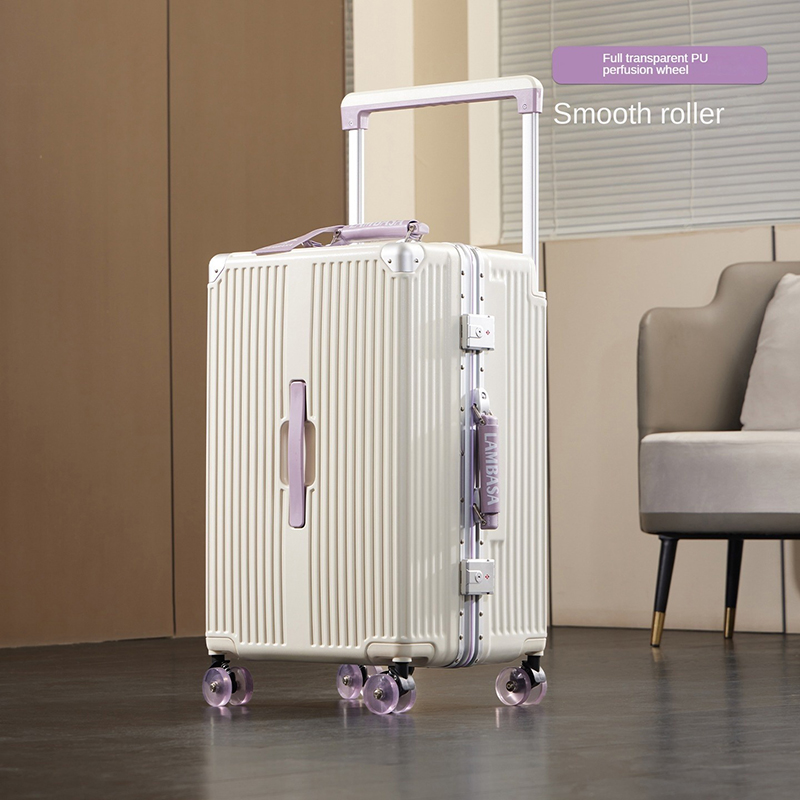 Reiskoffer met brede handgreep - Aluminum Frame Carry On Luggage recensie en prijs